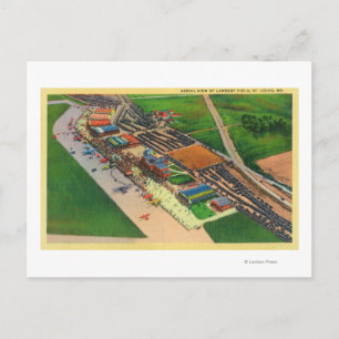 Cartão Postal Vista aérea de Lambert Air FieldSt. Louis, MO