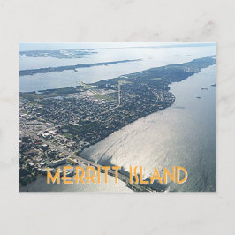 Cartão Postal Vista aérea de Merritt Island Florida