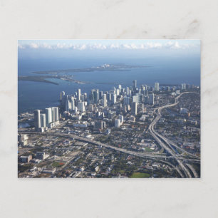 Cartão Postal Vista aérea de Miami