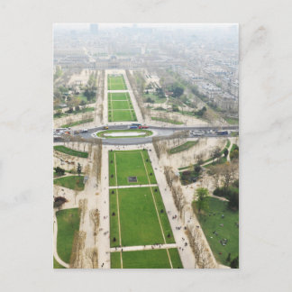 Cartão Postal Vista aérea de Paris