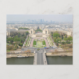 Cartão Postal Vista aérea de Paris