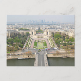 Cartão Postal Vista aérea de Paris