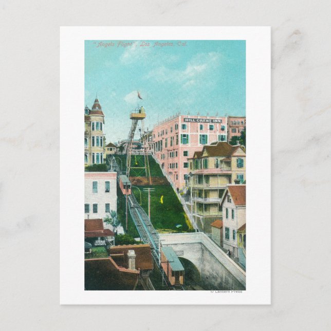 Cartão Postal Vista aérea do carrinho de voo dos anjos (Frente)