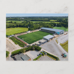 Cartão Postal Vista Aérea do Estádio Hayes Lane do Bromley FC