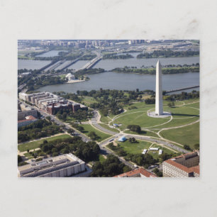 Cartão Postal Vista aérea do Monumento de Washington