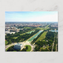 Vista Aérea do National Mall e Monumento de Washin