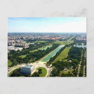 Cartão Postal Vista Aérea do National Mall e Monumento de Washin
