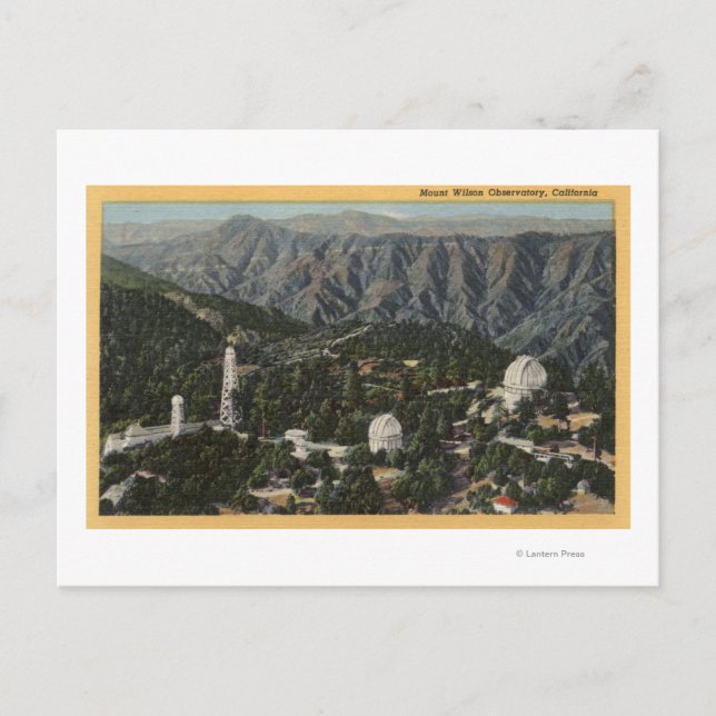 Cartão Postal Vista aérea do observatório (Frente)