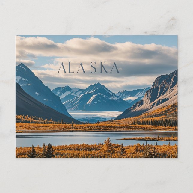 Cartão Postal vista alaska (Frente)