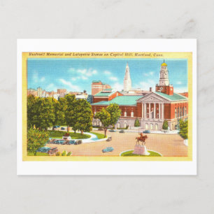 Cartão Postal Vista Antiga de Hartford, Connecticut,