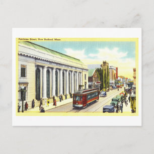 Cartão Postal Vista Antiga de New Bedford, Massachusetts,