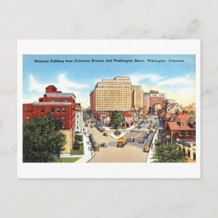 Cartão Postal Vista Antiga de Wilmington, Delaware,