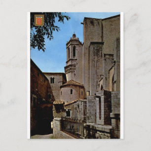Cartão Postal Vista Antiga do Presbitério da Catedral de Girona
