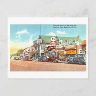 Cartão Postal Vista Antiga em Buzzards Bay em Cape Cod