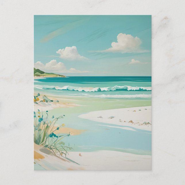 Cartão Postal Vista Calma da Costa (Frente)