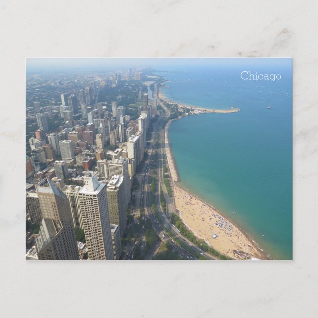 Cartão Postal Vista Chicago 360 (Frente)