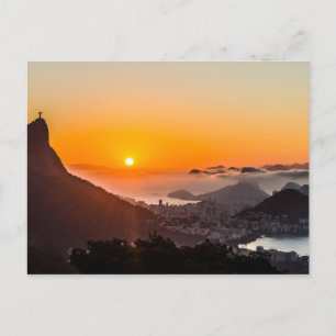 Cartão Postal Vista Chinesa, Rio de Janeiro, Brasil