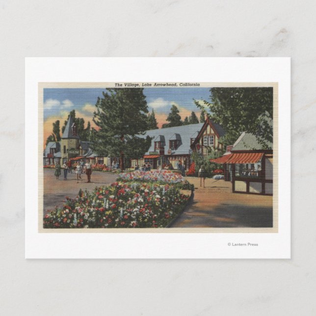 Cartão Postal Vista da aldeia (Frente)