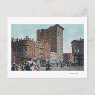 Cartão Postal Vista da Broadway, 14, San Pablo Ave Junctio