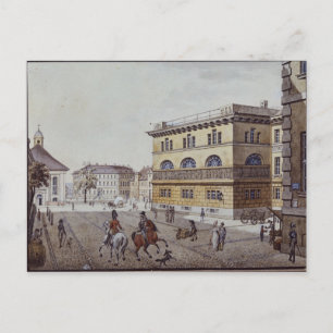 Cartão Postal Vista da casa da moeda, Berlim