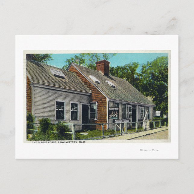 Cartão Postal Vista da Casa Mais Antiga da Cidade (Frente)