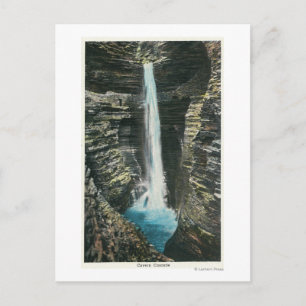 Cartão Postal Vista da Cascata Cavern