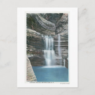 Cartão Postal Vista da Cascata da Cortina