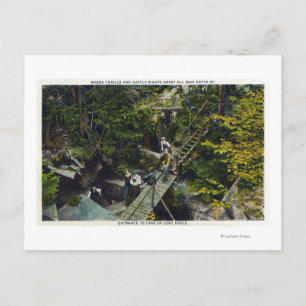 Cartão Postal Vista da Caverna de Entrada das Almas Perdidas