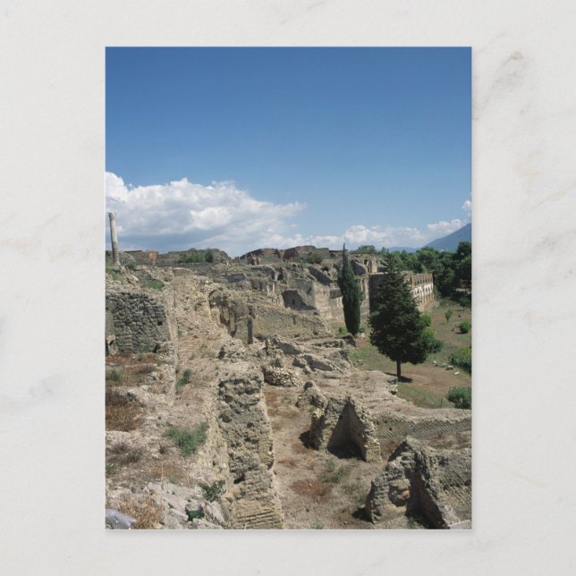 Cartão Postal Vista da cidade arruinada (Frente)