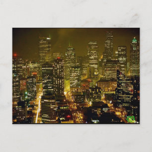 Cartão Postal Vista da cidade de Seattle