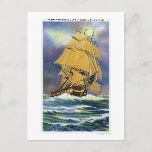 Cartão Postal Vista da Constituição Frigada, Velhinhos (Frente)