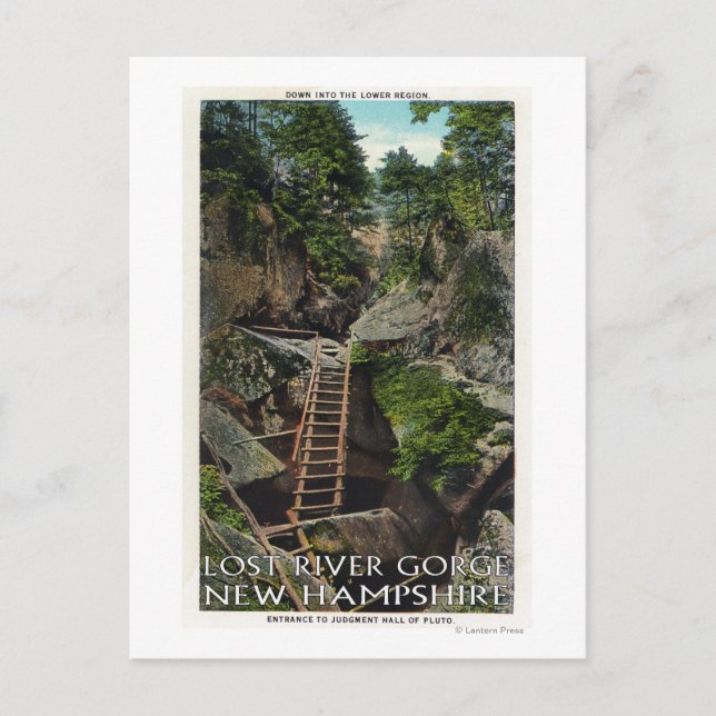 Cartão Postal Vista da Entrada do Juízo Hall de Platão (Frente)