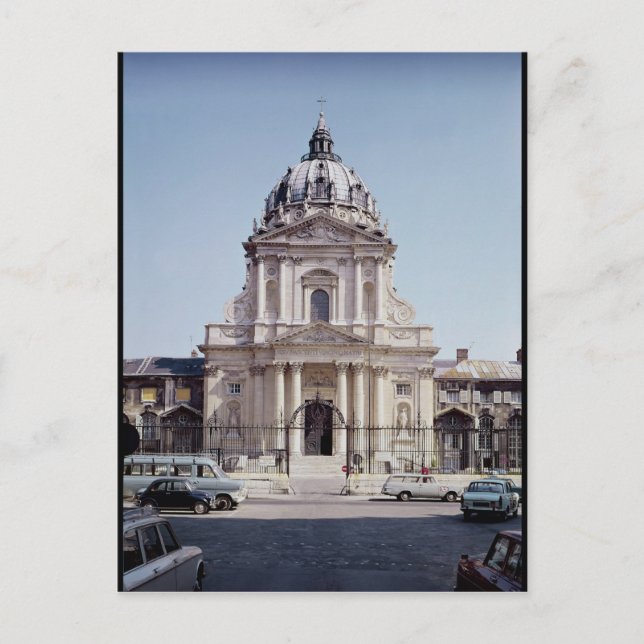 Cartão Postal Vista da fachada de Val-de-Grace (Frente)