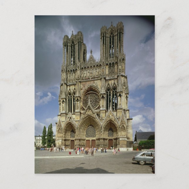 Cartão Postal Vista da fachada ocidental (Frente)