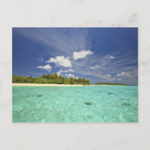 Cartão Postal Vista da Ilha Funadoo a partir de Funadovilligilli