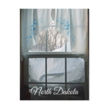 Vista da janela de inverno