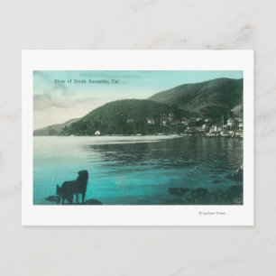 Cartão Postal Vista da margem sul de SausalitoSausalito, CA