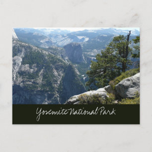 Cartão Postal Vista da Montanha Yosemite no Parque Nacional de Y