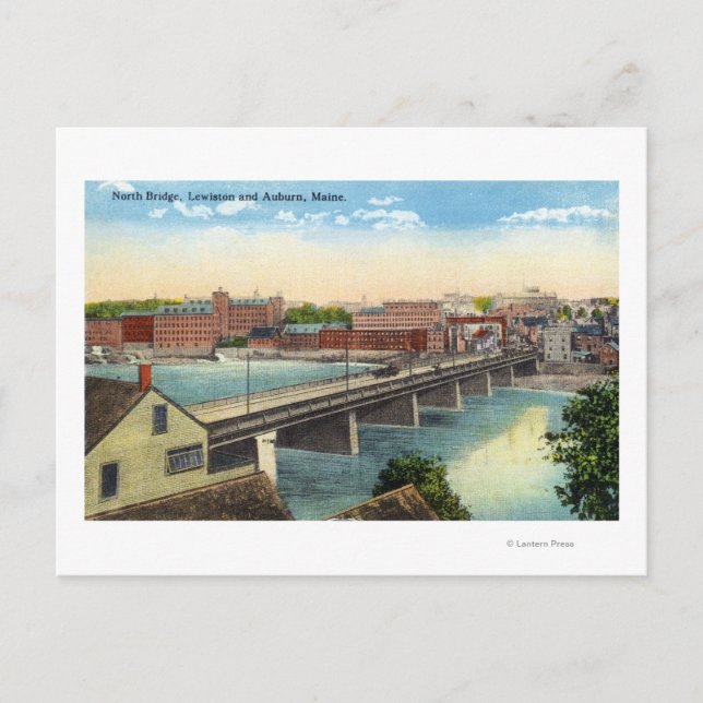 Cartão Postal Vista da Ponte do Norte (Frente)