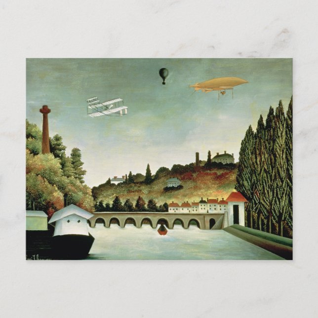 Cartão Postal Vista da ponte em Sevres (Frente)