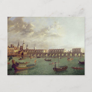 Cartão Postal Vista da Ponte Velha de Londres