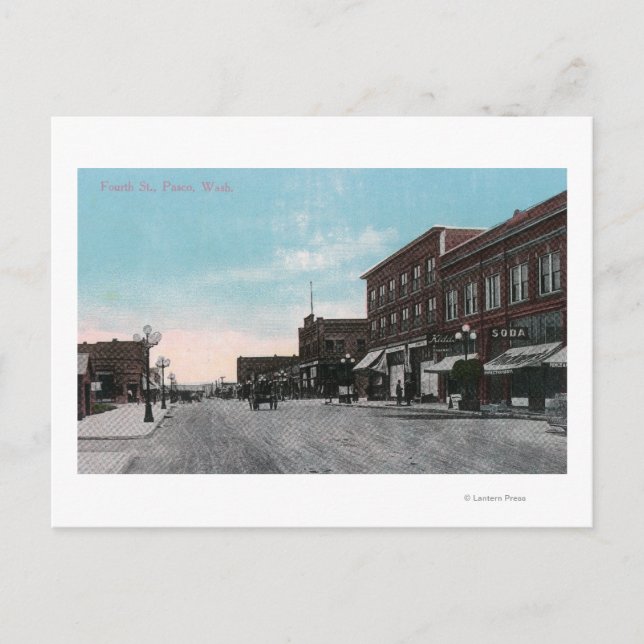 Cartão Postal Vista da Quarta Rua (Frente)