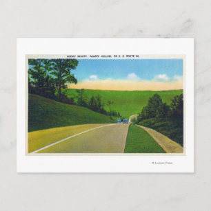 Cartão Postal Vista da Rota 20 dos EUA