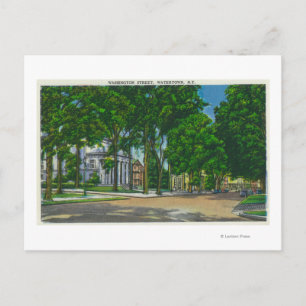 Cartão Postal Vista da Rua Washington