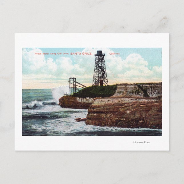 Cartão Postal Vista da unidade de clipe do motor de onda (Frente)