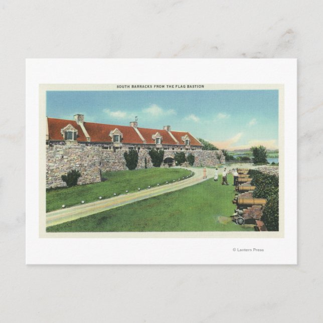 Cartão Postal Vista das Barreiras do Sul da Bandeira (Frente)