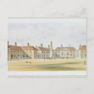 Cartão Postal Vista das Casas Alms de Charles Hopton, 1852