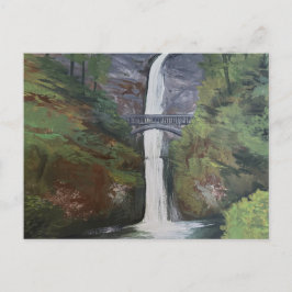 Cartão Postal Vista das Cataratas de Multnomah