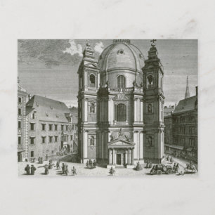 Cartão Postal Vista das Peterskirche