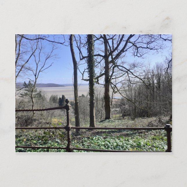 Cartão Postal Vista de Baía de Morecambe (Frente)